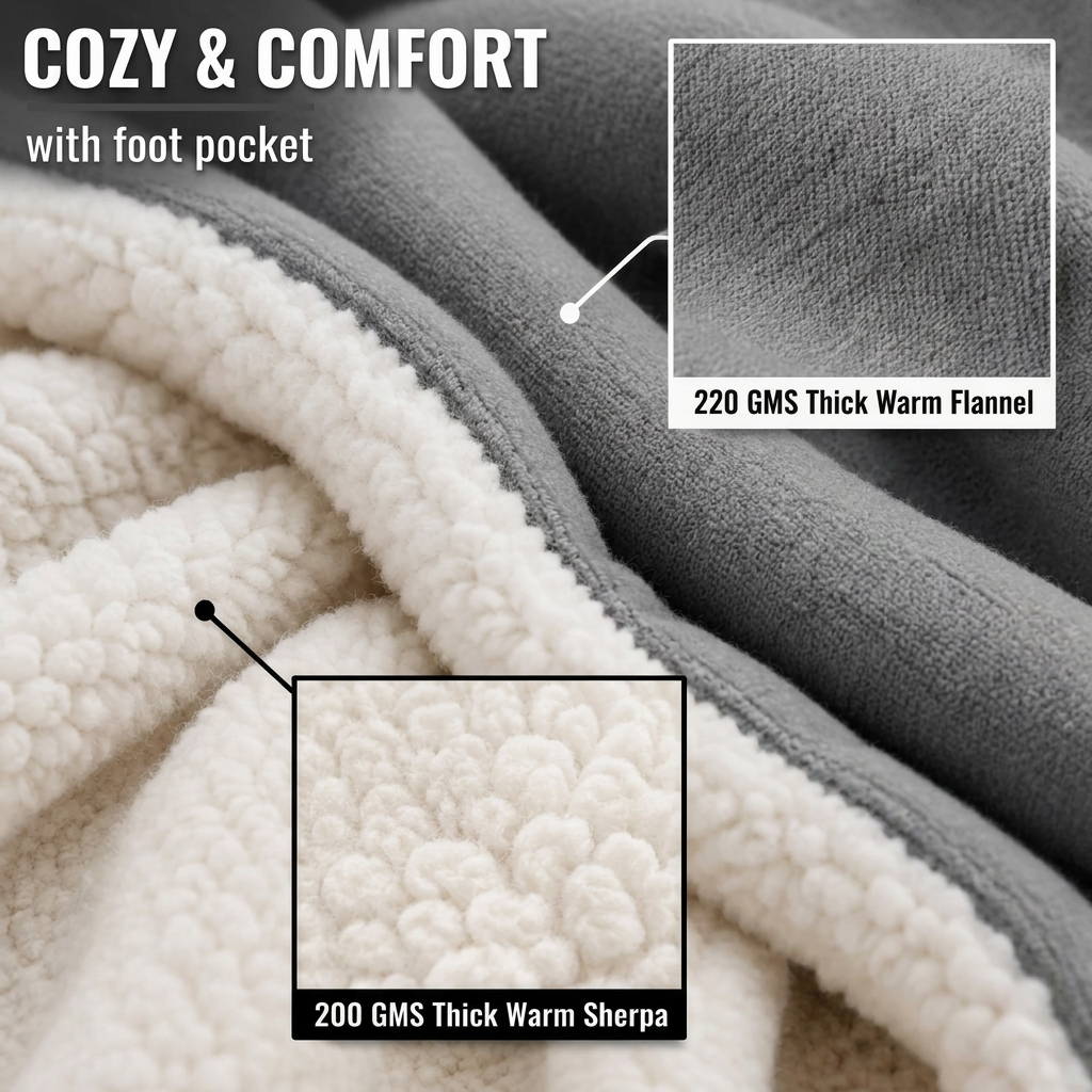 CozyAura™ Heated Wearable Blanket
